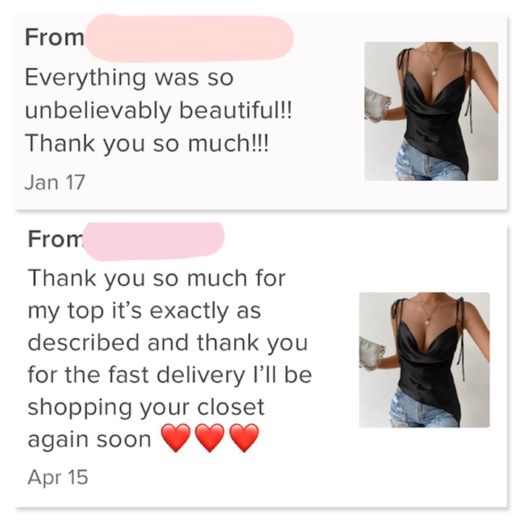 Black Glamorous Cowl Neck Ties Straps Camisole Top Satin - Picture 8 of 10